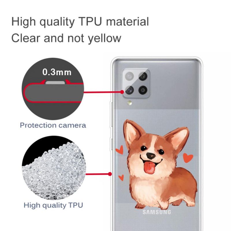 Hoesje Samsung Galaxy A42 5G Telefoonhoesje Mijn Kleine Hond