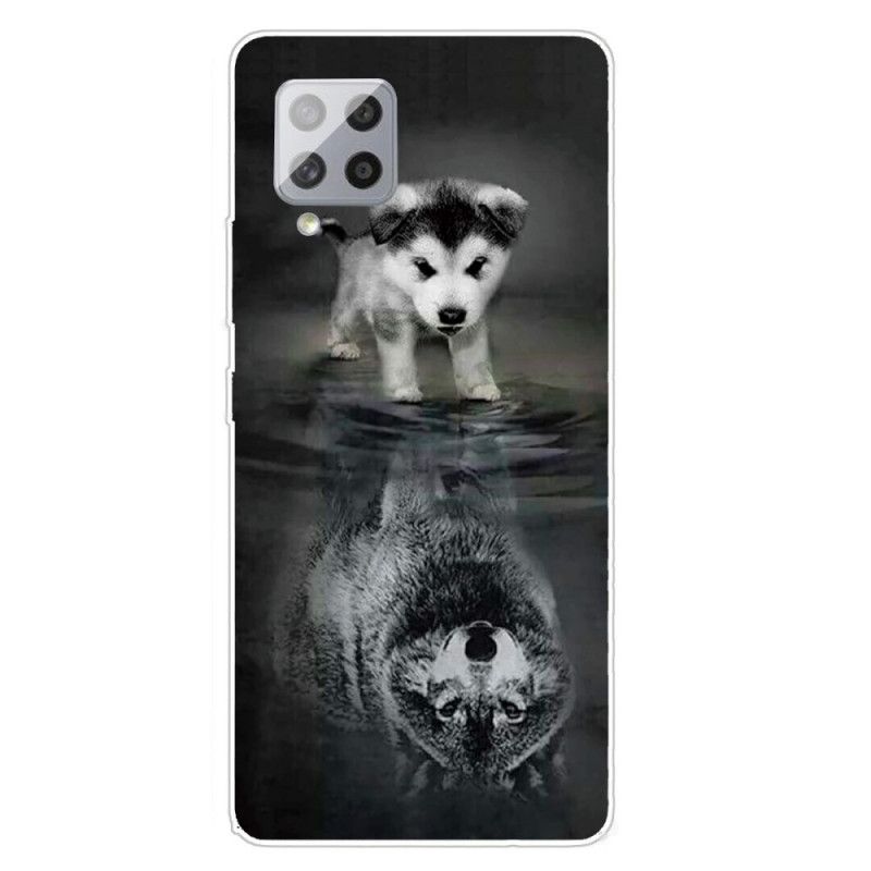 Hoesje Samsung Galaxy A42 5G Telefoonhoesje Puppydroom