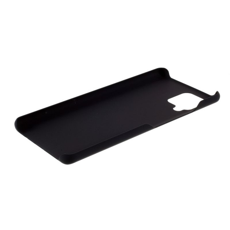 Hoesje Samsung Galaxy A42 5G Wit Zwart Hard Rubbereffect
