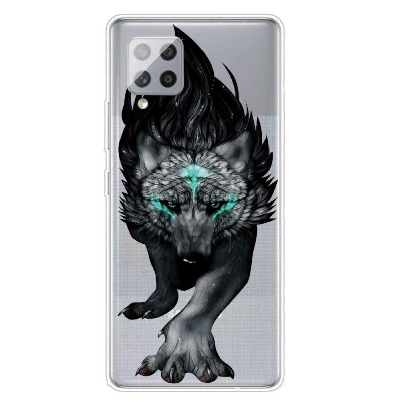 Hoesje voor Samsung Galaxy A42 5G Grafische Wolf