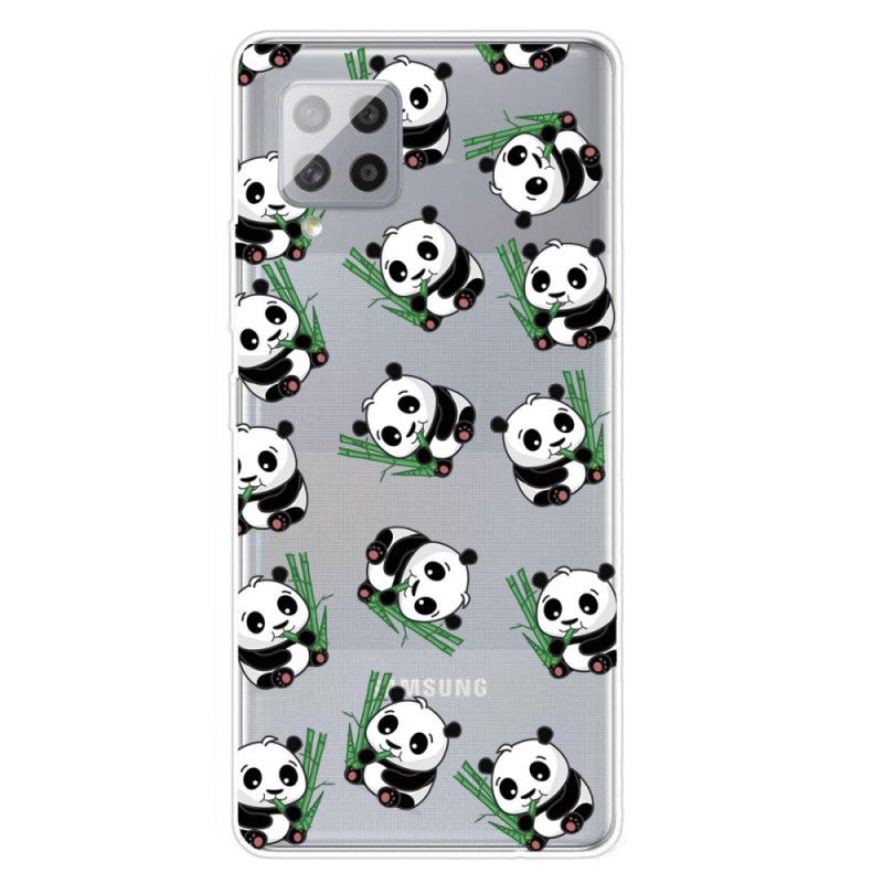 Hoesje voor Samsung Galaxy A42 5G Kleine Panda'S