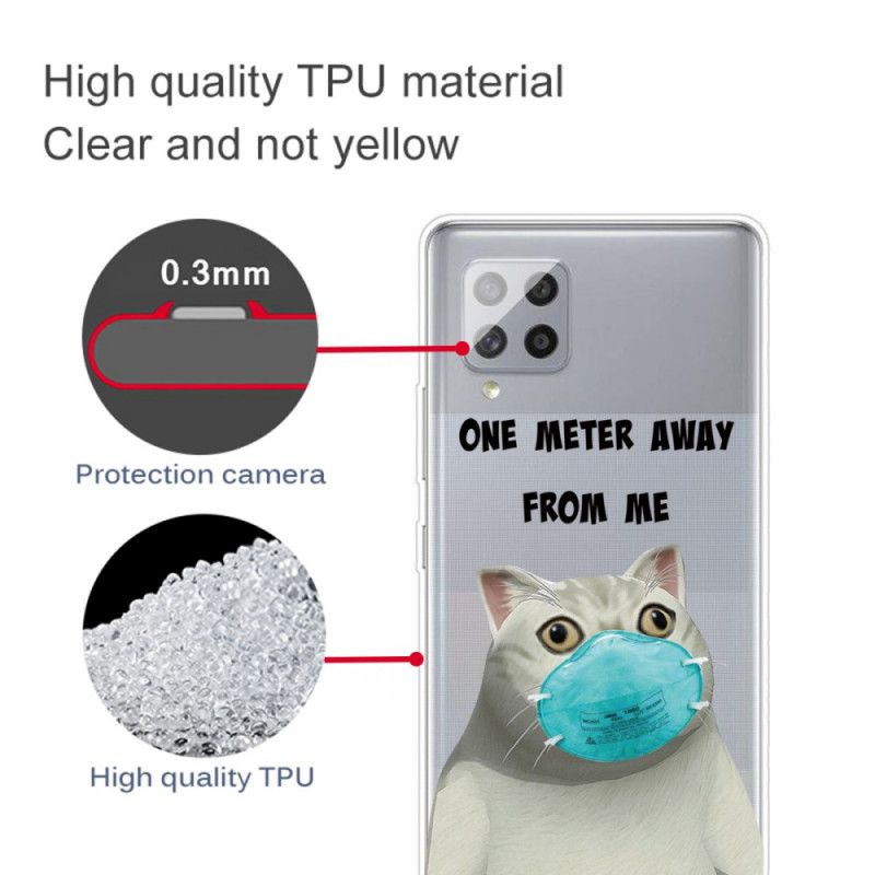 Hoesje voor Samsung Galaxy A42 5G Vergeet Je Masker Niet