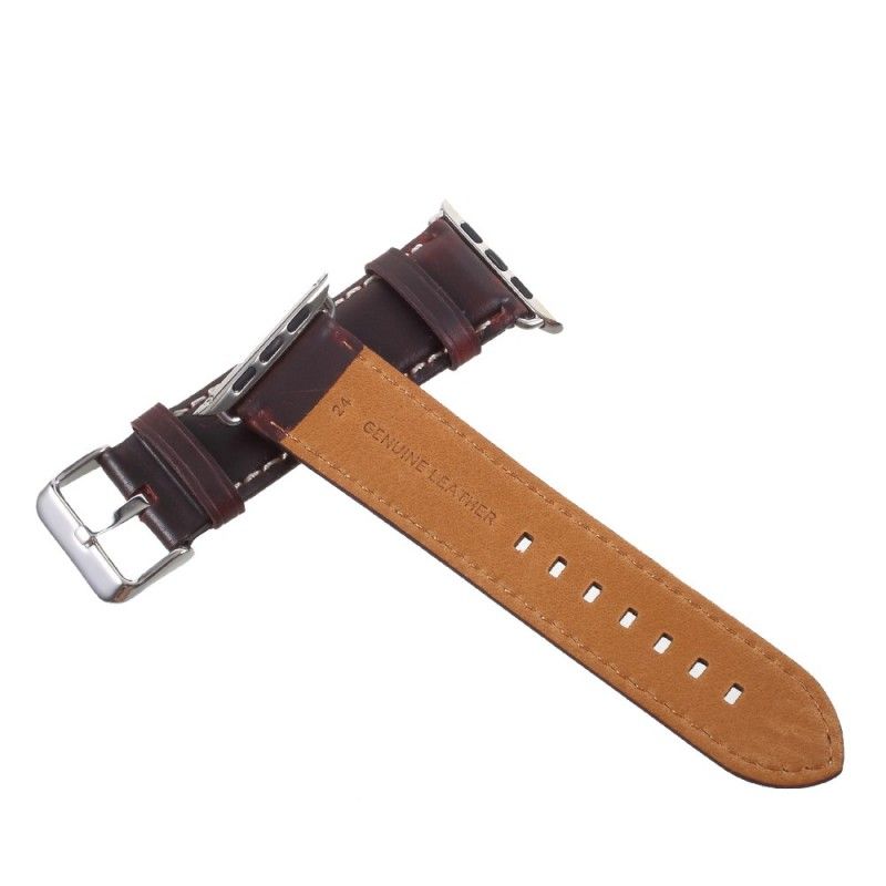 Appel Horlogeband 44/42 Mm Echt Geolied Leer