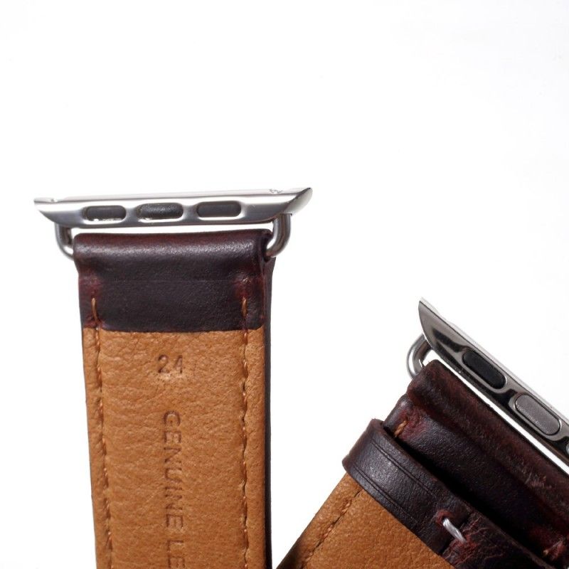Appel Horlogeband 44/42 Mm Echt Geolied Leer