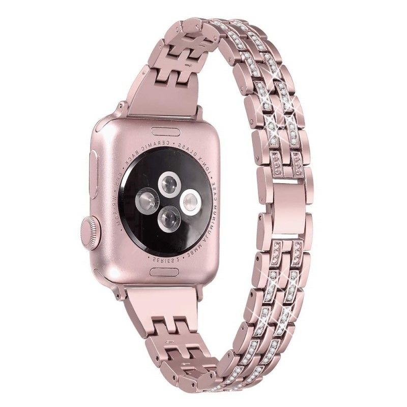 Appel Horlogeband 44/42 Mm Roestvrij En Strass