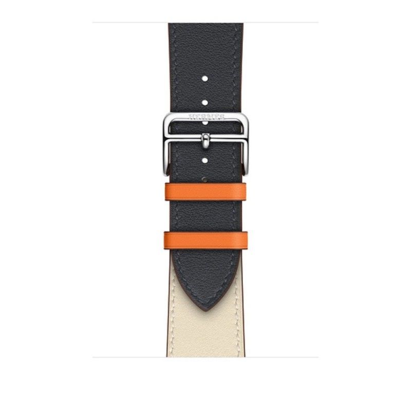 Apple Horlogeband 44/42 Mm Leer Levendige Kleuren