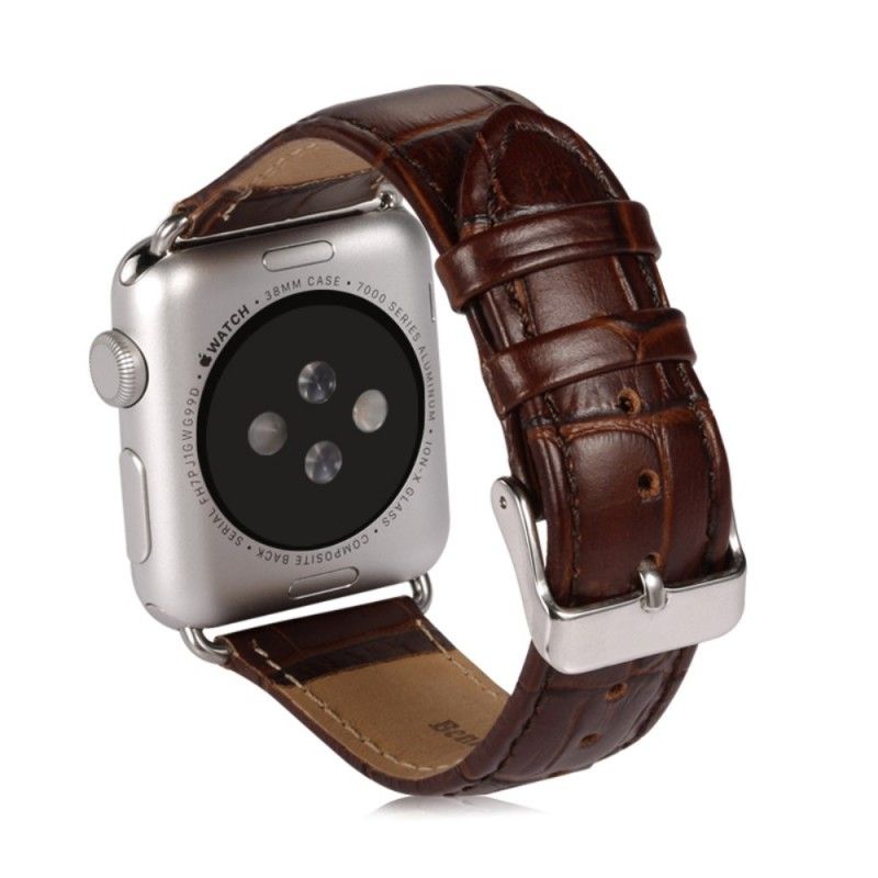Apple Watch 42 Mm Lederen Band - Krokodillenleer