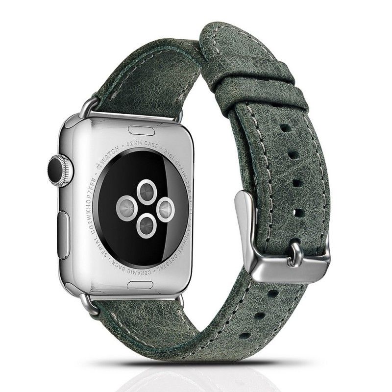 Apple Watch 42 Mm Lederen Band - Slangenleer
