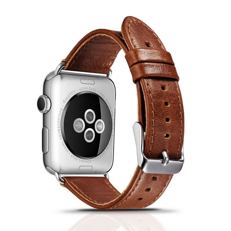 Apple Watch 42 Mm Lederen Band - Slangenleer