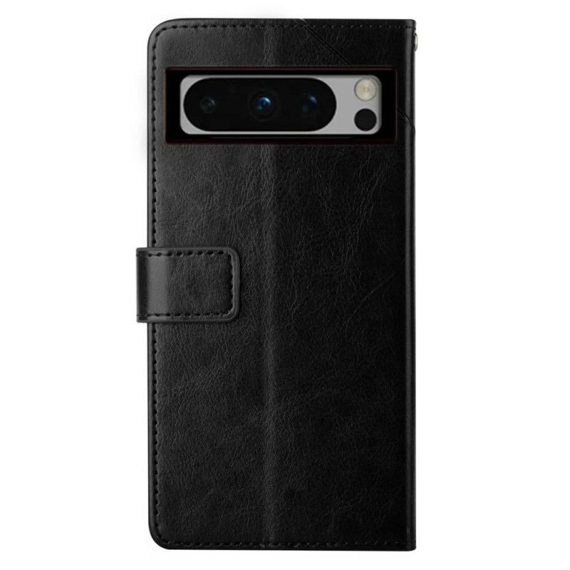 Folio-hoesje Google Pixel 8 Pro Telefoonhoesje Y-bandontwerp