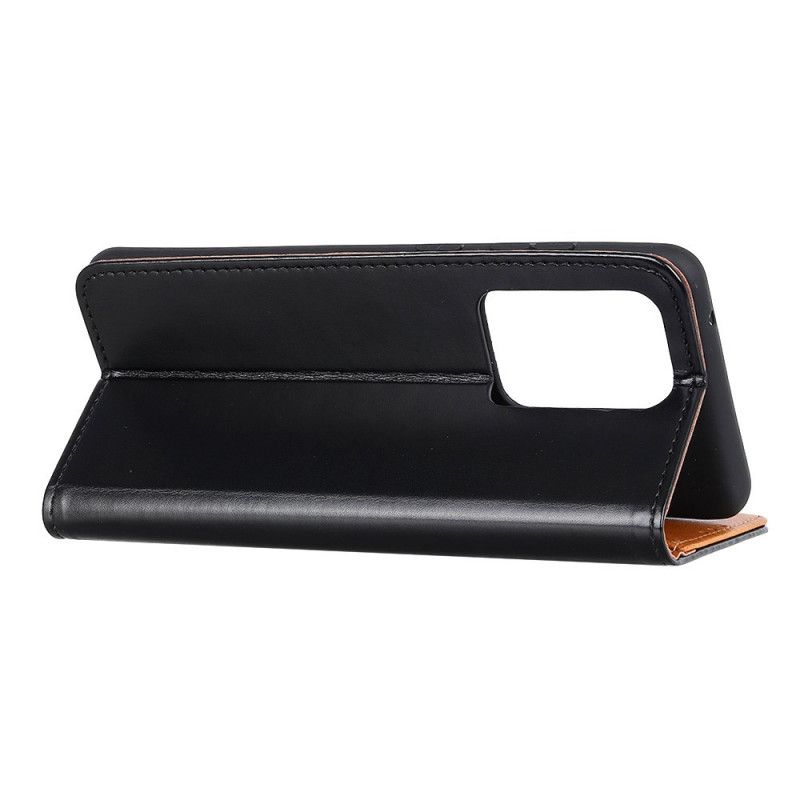 Cover Folio-hoesje Huawei P40 Pro Plus Donkerblauw Zwart Telefoonhoesje Driekleurig Leereffect