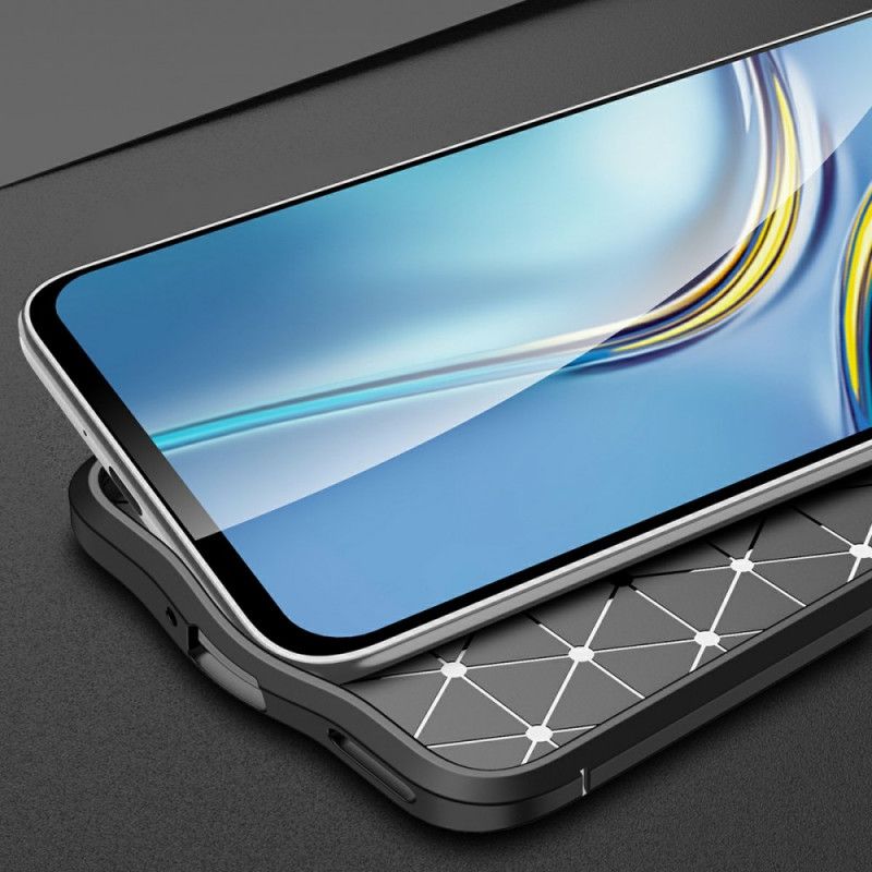 Case Hoesje Huawei Nova 8i / Honor 50 Lite Telefoonhoesje Dubbellijns Litchi-leereffect