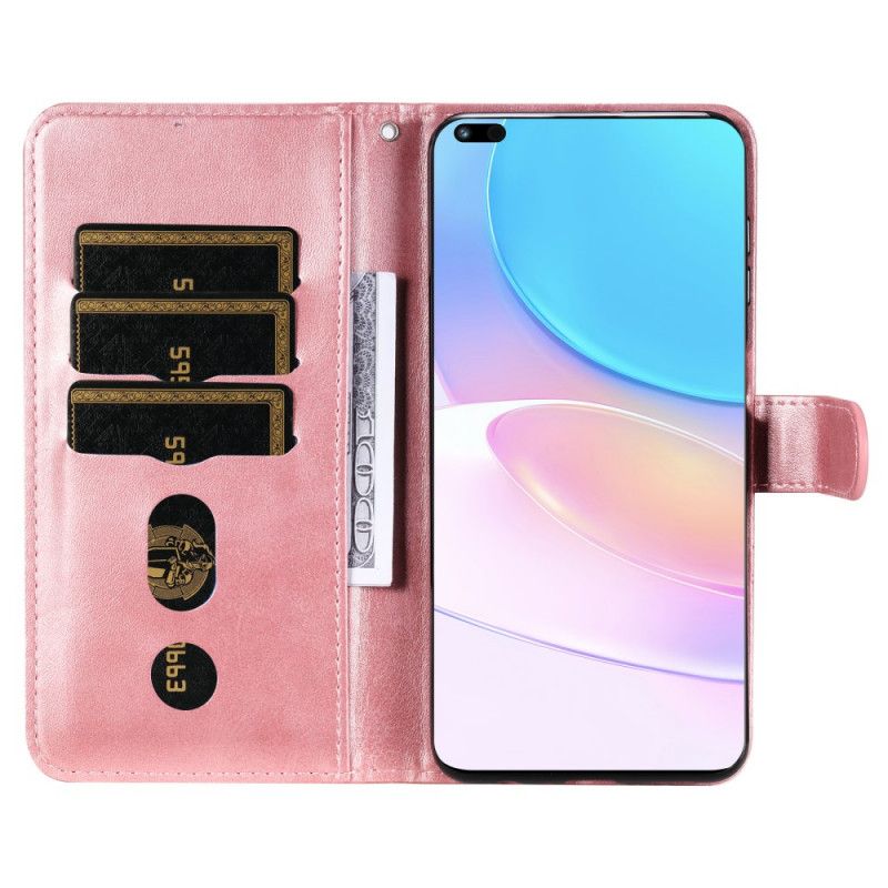 Folio-hoesje Huawei Nova 8i / Honor 50 Lite Telefoonhoesje Vintage Portemonnee