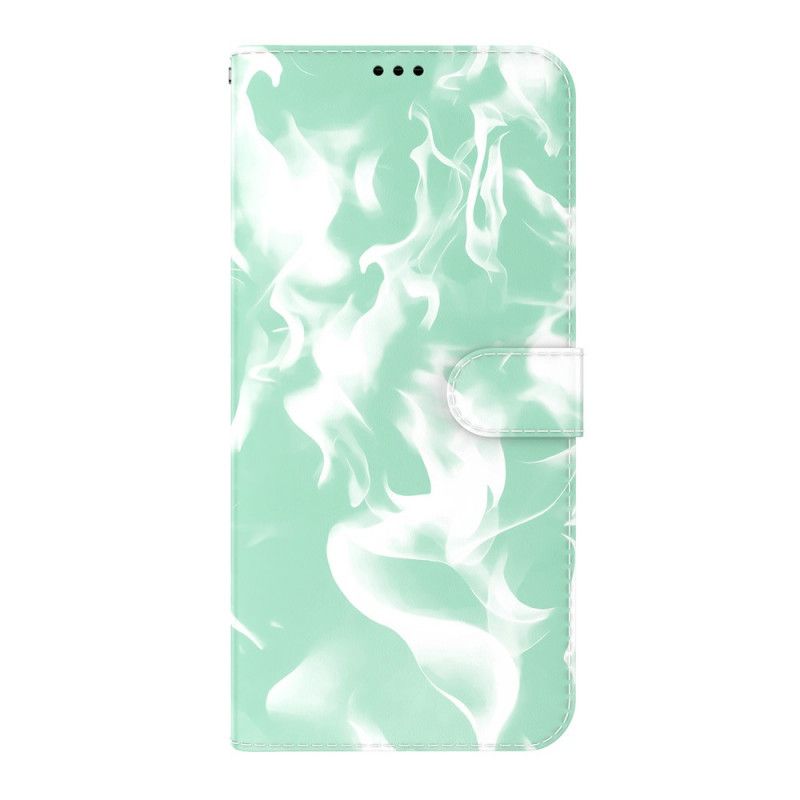 Leren Hoesje Huawei Nova 8i / Honor 50 Lite Abstract Patroon Bescherming Hoesje