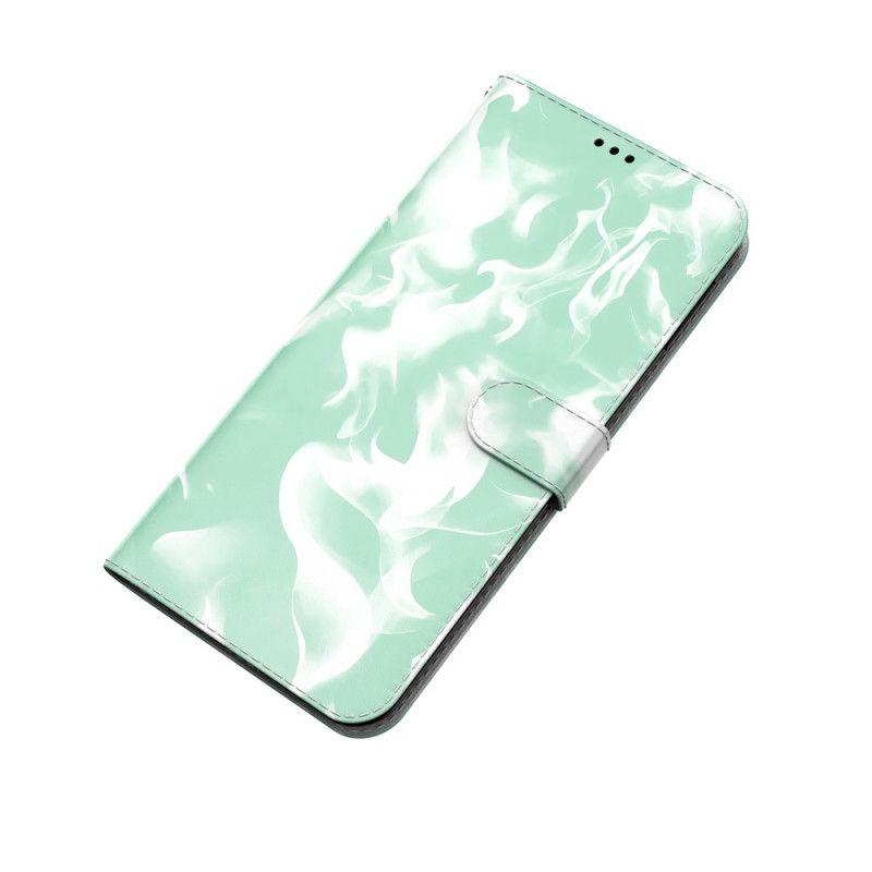 Leren Hoesje Huawei Nova 8i / Honor 50 Lite Abstract Patroon Bescherming Hoesje