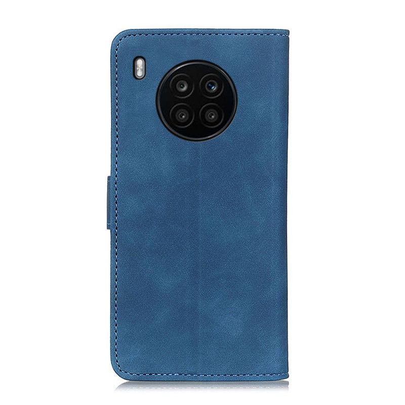 Leren Hoesje Huawei Nova 8i / Honor 50 Lite Khazneh Vintage Leereffect Bescherming Hoesje