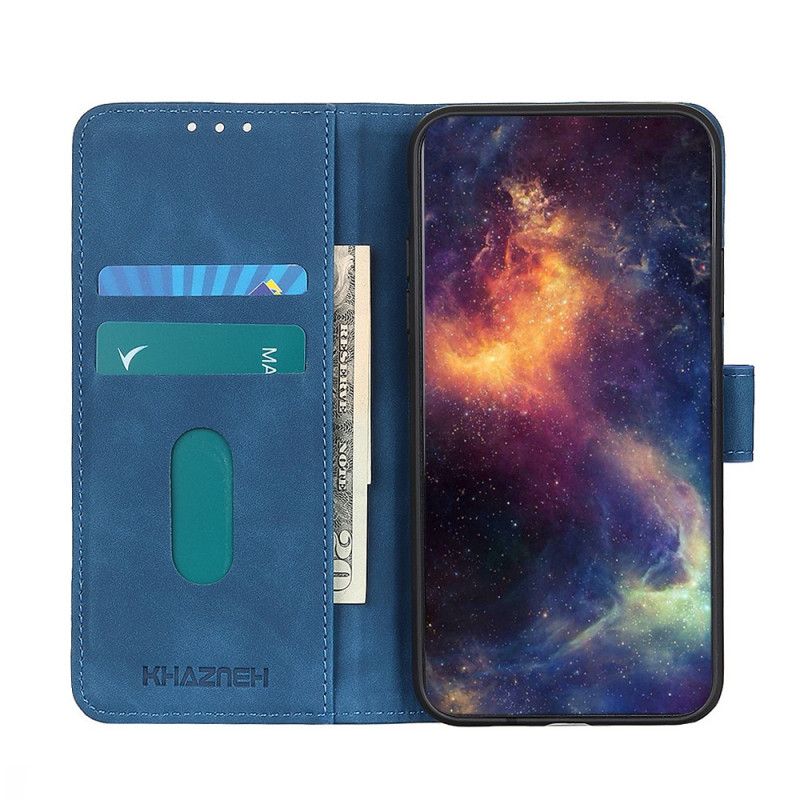 Leren Hoesje Huawei Nova 8i / Honor 50 Lite Khazneh Vintage Leereffect Bescherming Hoesje