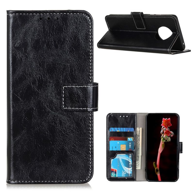 Bescherming Hoesje Huawei Mate 40 Pro Rood Zwart Glanzende En Zichtbare Naden