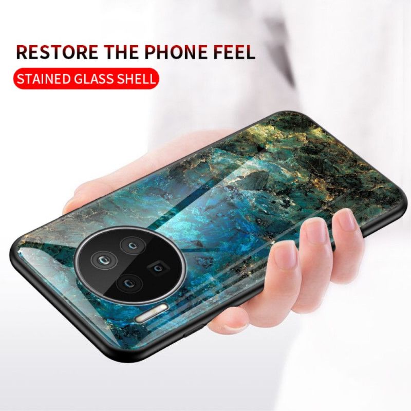Case Hoesje Huawei Mate 40 Pro Wit Zwart Telefoonhoesje Premium Kleuren Gehard Glas