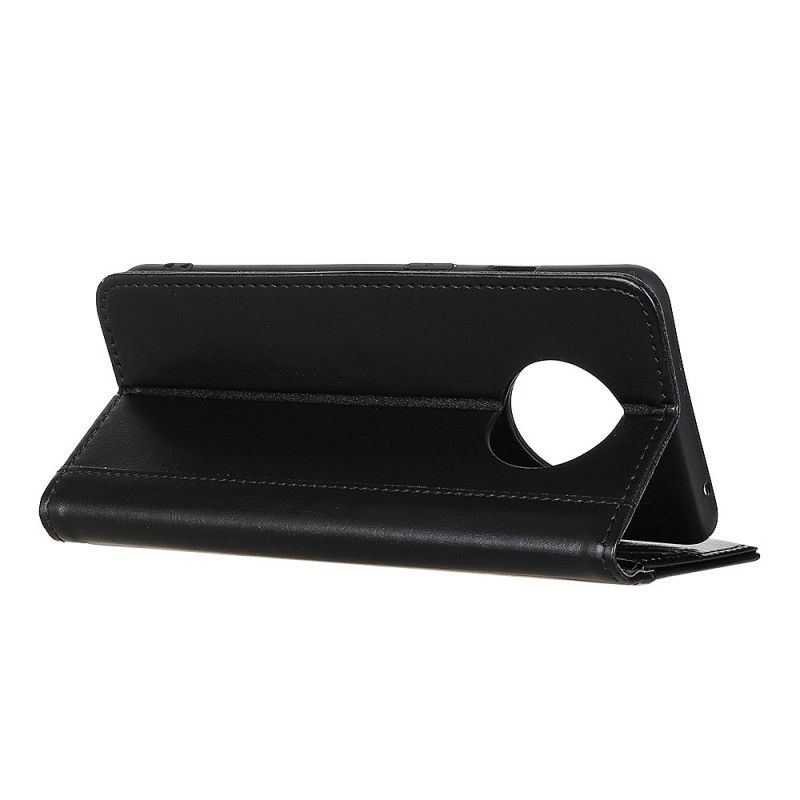Cover Folio-hoesje Huawei Mate 40 Pro Rood Zwart Telefoonhoesje Antiek Leereffect Met Klinknagels