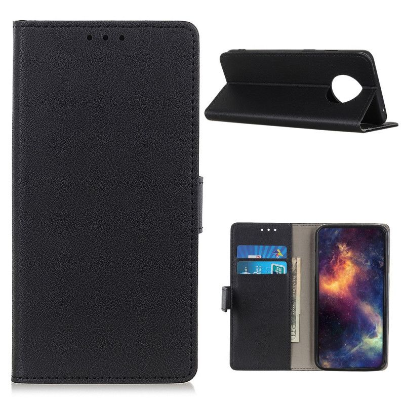 Cover Folio-hoesje Huawei Mate 40 Pro Wit Zwart Telefoonhoesje Klassiek