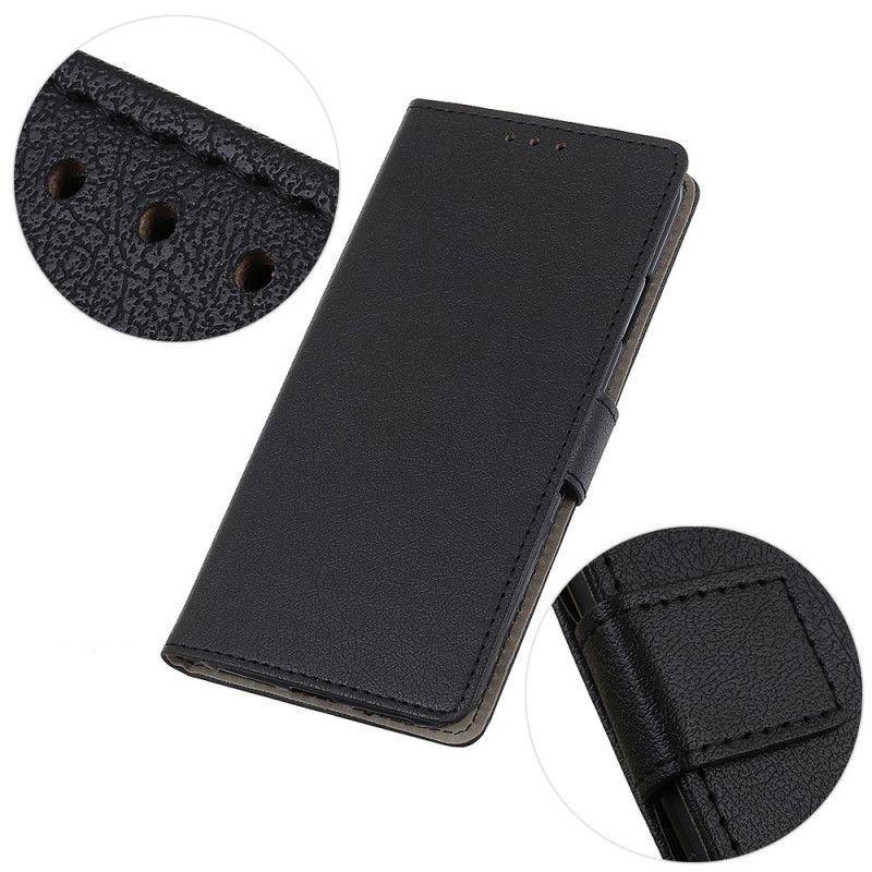 Cover Folio-hoesje Huawei Mate 40 Pro Wit Zwart Telefoonhoesje Klassiek