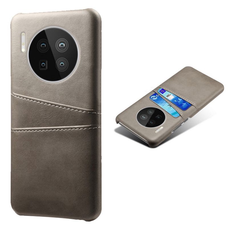 Hoesje Huawei Mate 40 Pro Grijs Zwart Ksq Kaarthouder