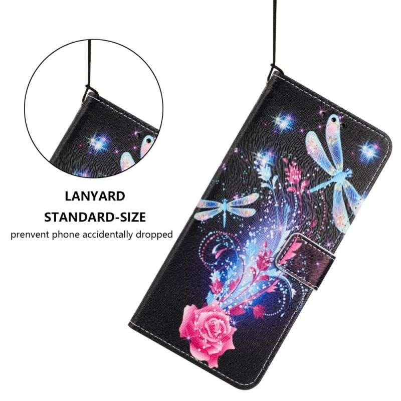 Flip Case Leren Oppo Reno 14 5g Libellen