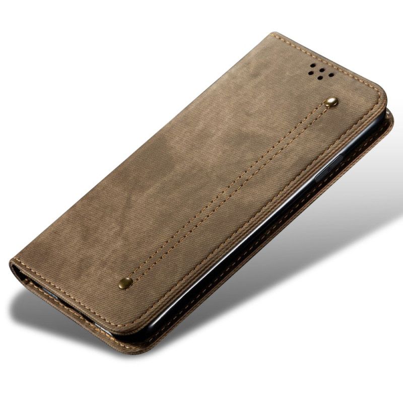 Folio-hoesje Oppo Reno 14 5g Denimstof Bescherming Hoesje
