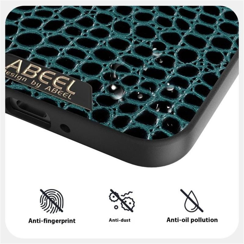 Hoesje Oppo Reno 14 5g Magsafe-compatibel Abeel Met Krokodillenprint