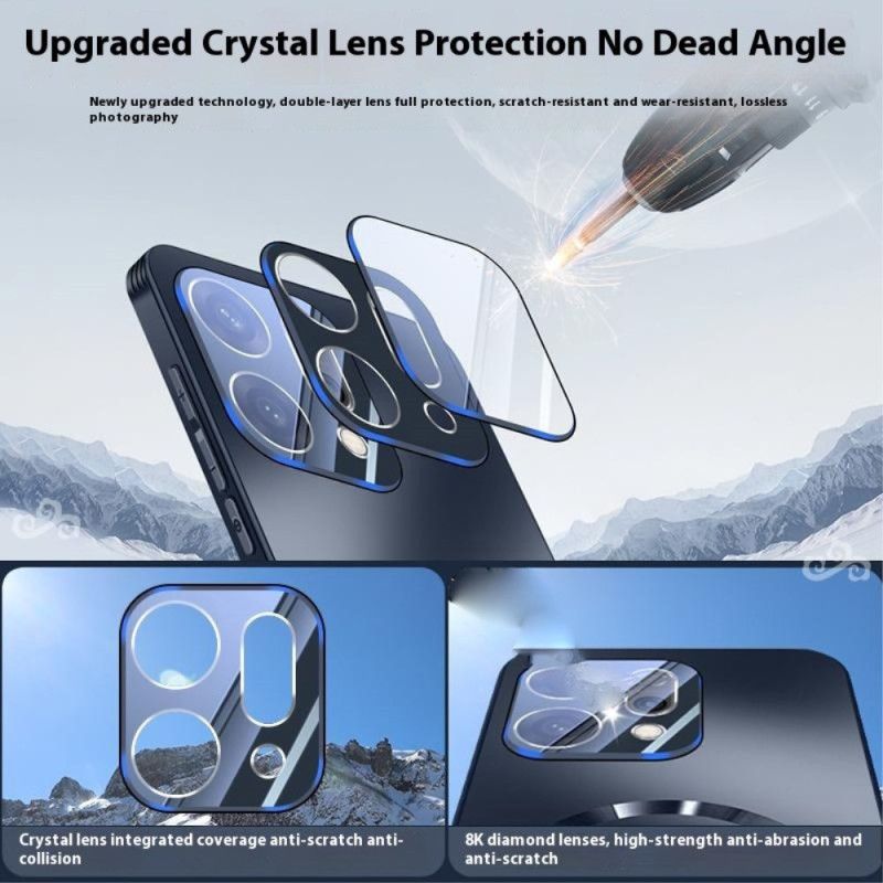 Hoesje Voor Oppo Reno 14 5g Magsafe-compatibel Metaaleffect