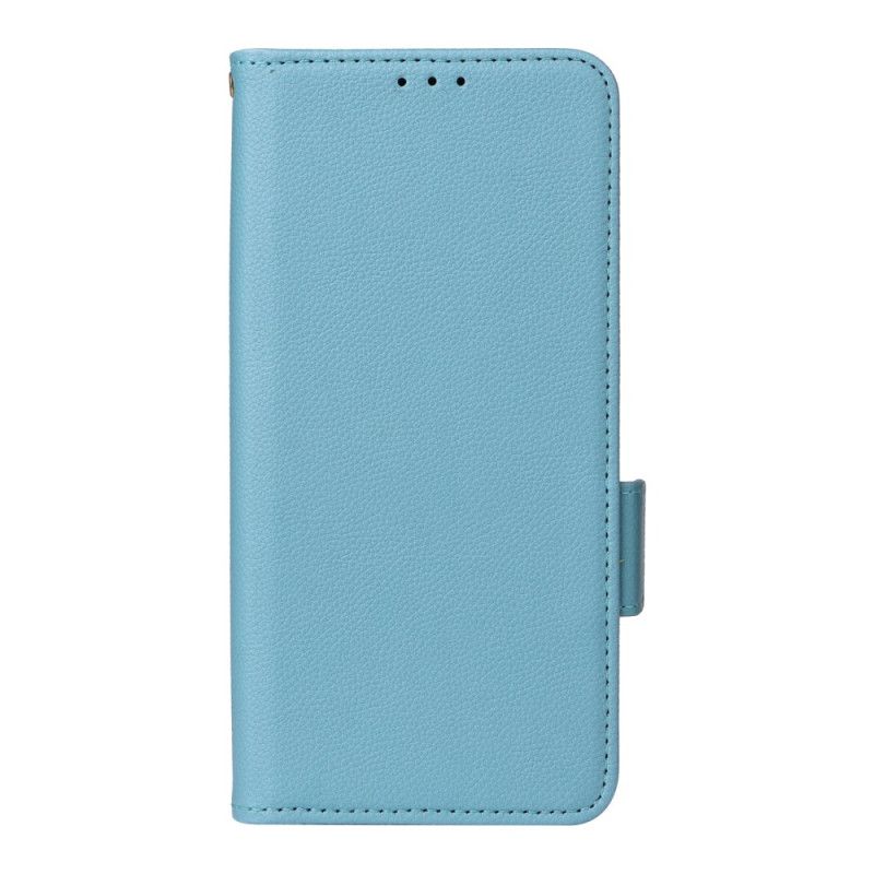 Leren Hoesje Oppo Reno 14 5g Gestructureerd Met Bandje Bescherming Hoesje
