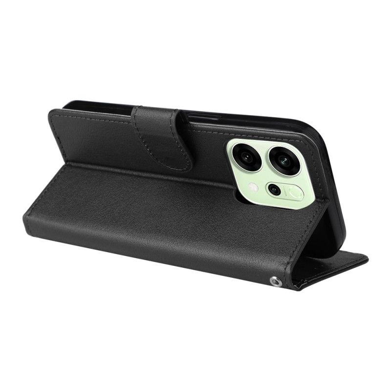 Leren Hoesje Voor Oppo Reno 14 5g Klassieke Leren Stijl