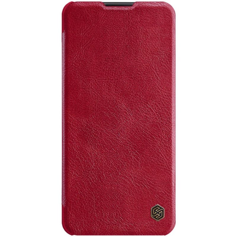 Hoesje Samsung Galaxy A21s Rood Zwart Nillkin Qin-Reeks