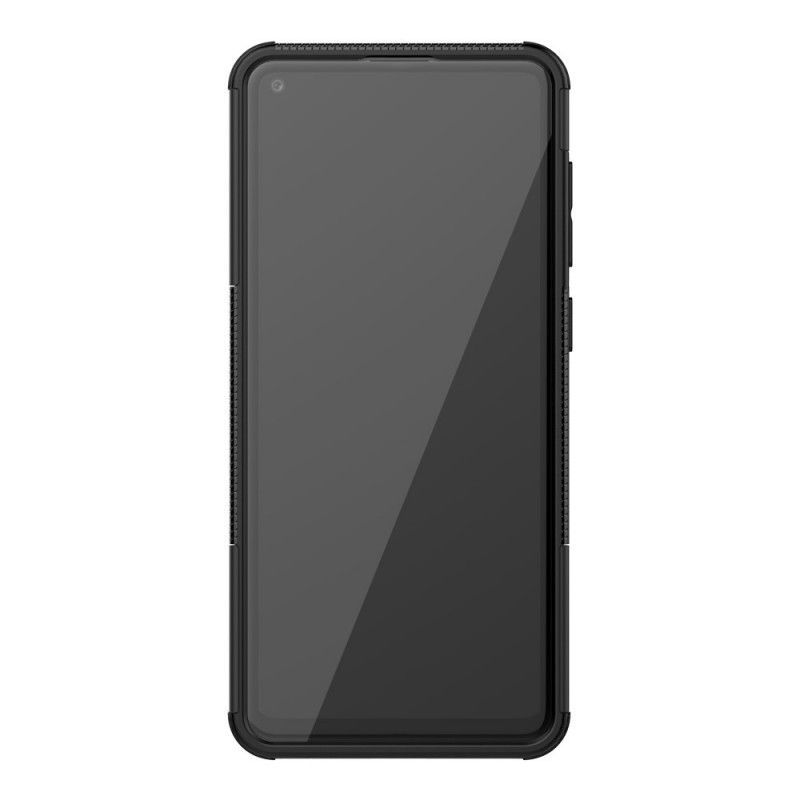 Hoesje Samsung Galaxy A21s Wit Zwart Hyperresistent
