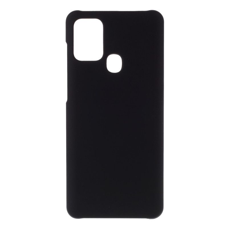 Hoesje Samsung Galaxy A21s Wit Zwart Klassieke Bakwagen