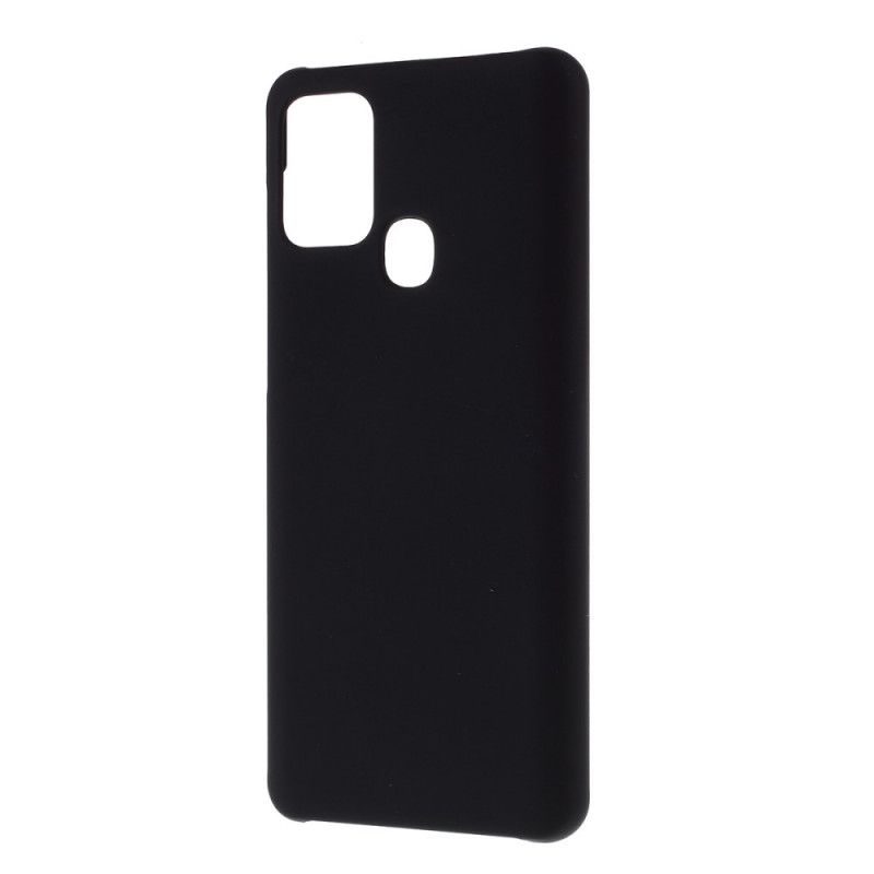 Hoesje Samsung Galaxy A21s Wit Zwart Klassieke Bakwagen
