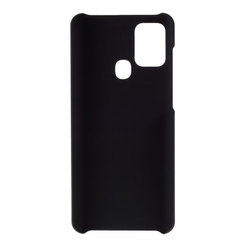 Hoesje Samsung Galaxy A21s Wit Zwart Klassieke Bakwagen