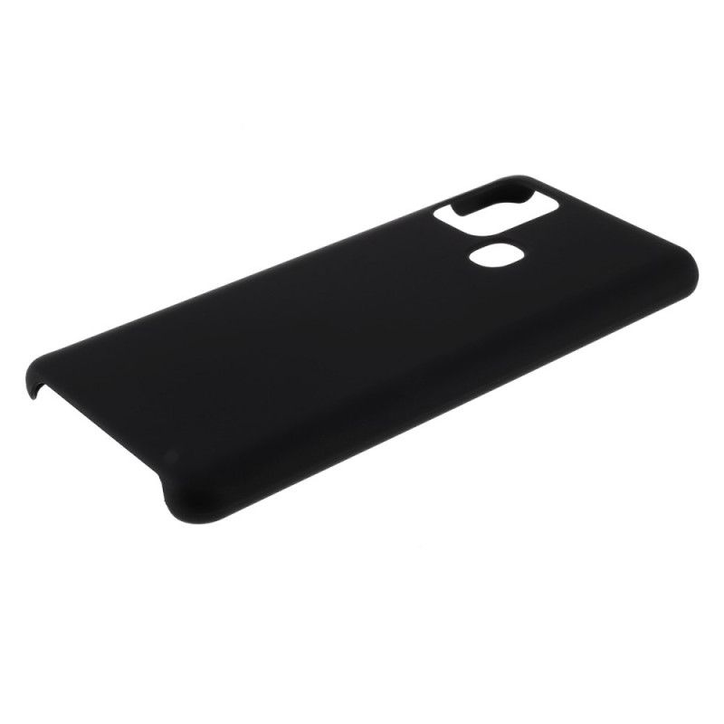 Hoesje Samsung Galaxy A21s Wit Zwart Klassieke Bakwagen