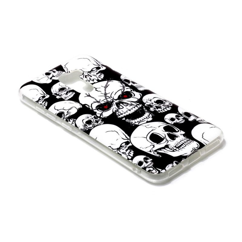 Case Hoesje Xiaomi Pocophone F1 Telefoonhoesje Aandacht Fluorescerende Schedels