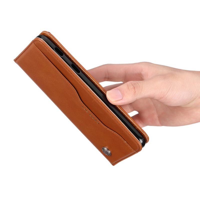 Folio-hoesje Xiaomi Pocophone F1 Rood Zwart Telefoonhoesje Kaarthouder Van Imitatieleer