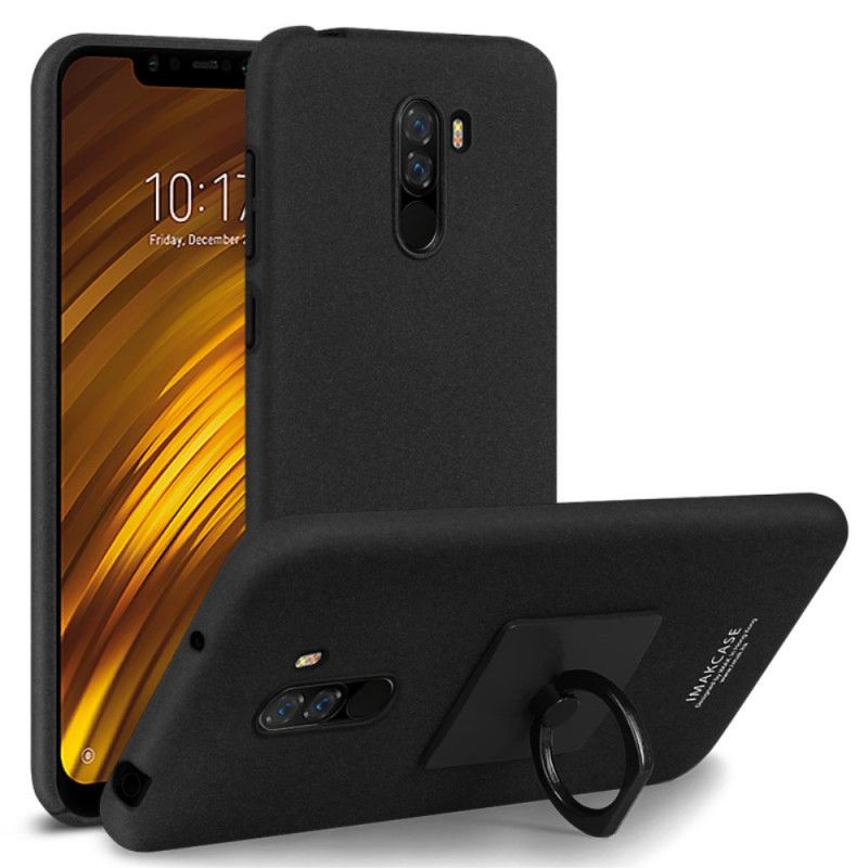 Hoesje Xiaomi Pocophone F1 Donkerblauw Ring