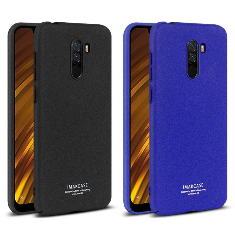 Hoesje Xiaomi Pocophone F1 Donkerblauw Ring