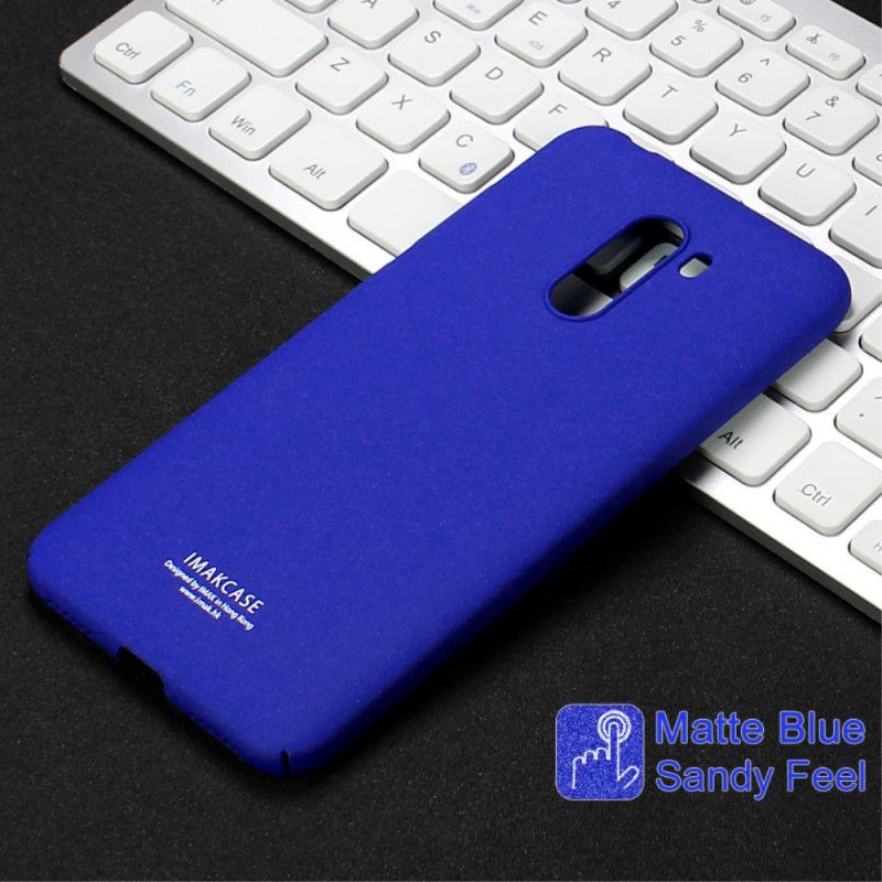 Hoesje Xiaomi Pocophone F1 Donkerblauw Ring