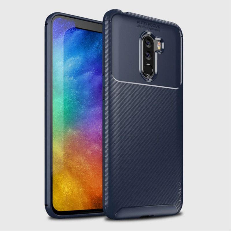 Hoesje Xiaomi Pocophone F1 Donkerblauw Zwart Antislip Ipaky