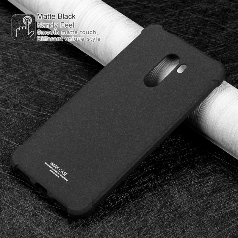 Hoesje Xiaomi Pocophone F1 Transparant Imak Zijdeachtig