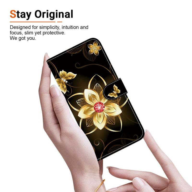 Bescherming Hoesje Samsung Galaxy S26 Gouden Bloem