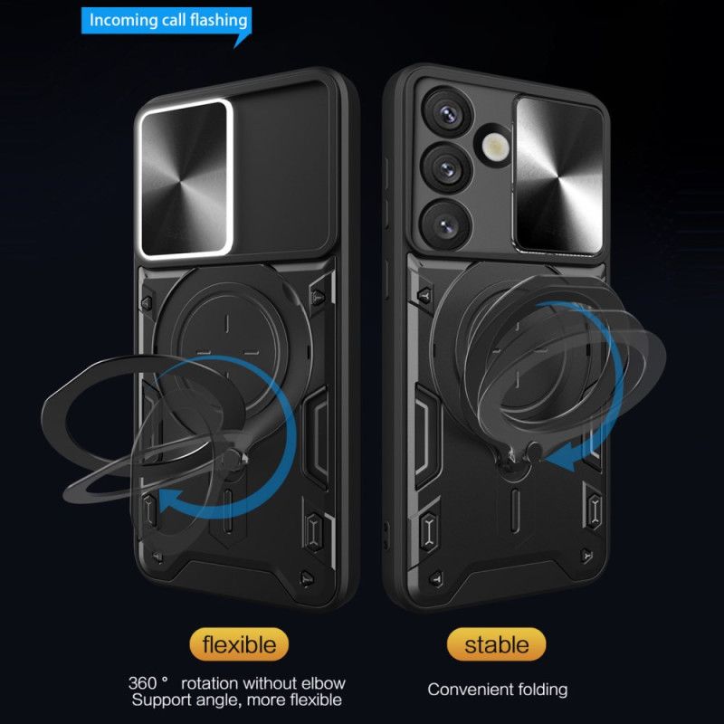 Case Hoesje Samsung Galaxy S26 Telefoonhoesje Schuifbare Camerastandaard En Hoes