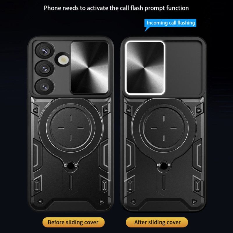 Case Hoesje Samsung Galaxy S26 Telefoonhoesje Schuifbare Camerastandaard En Hoes