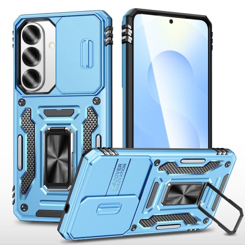 Case Hoesje Samsung Galaxy S26 Telefoonhoesje Standaard En Schuifbare Cameracover